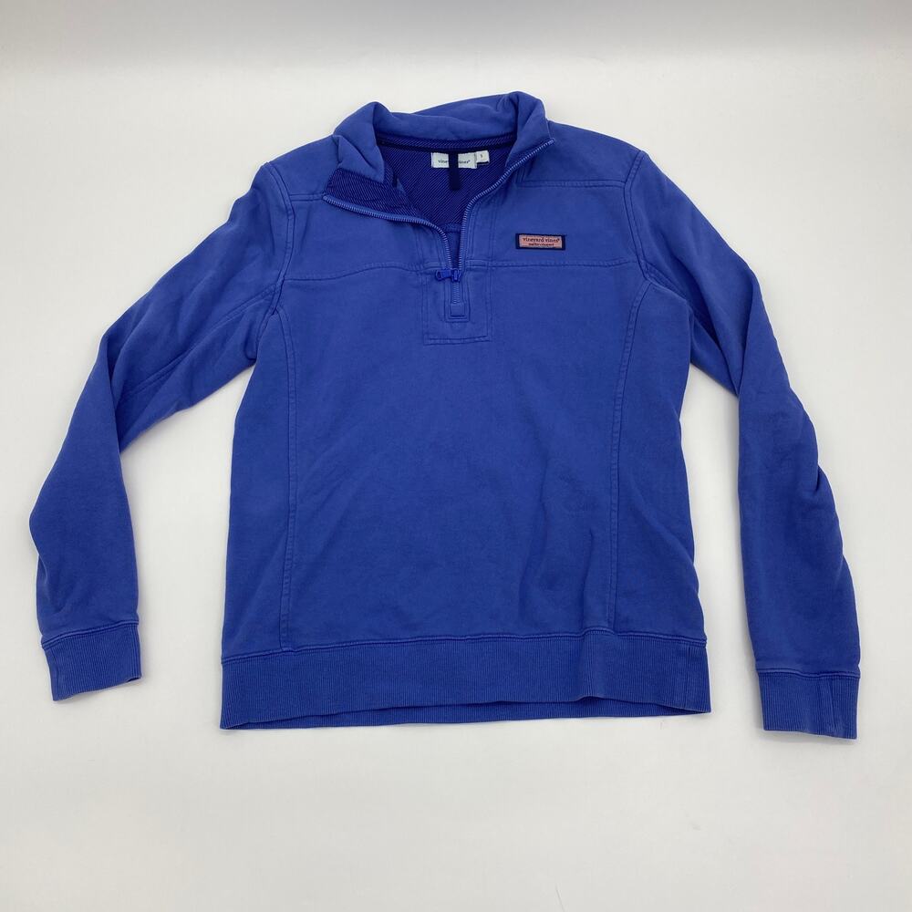 VINEYARD VINES Light Blue Garment Dyed Shep Shirt Women Size S Lightweight Layer